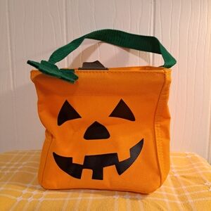 Thirty-One Orange Pumpkin Halloween Bag